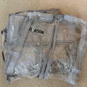 (7) Ovation Gear Gray Dance Travel Bags